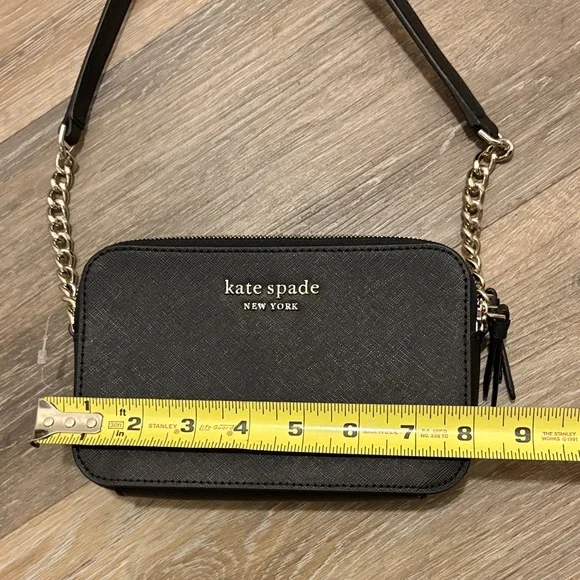 Kate Spade Black Purse with Gold Hardware - Shoulder bag - Picture 8 of 13